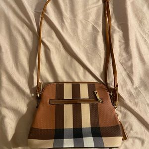 Plaid Cross Body Purse